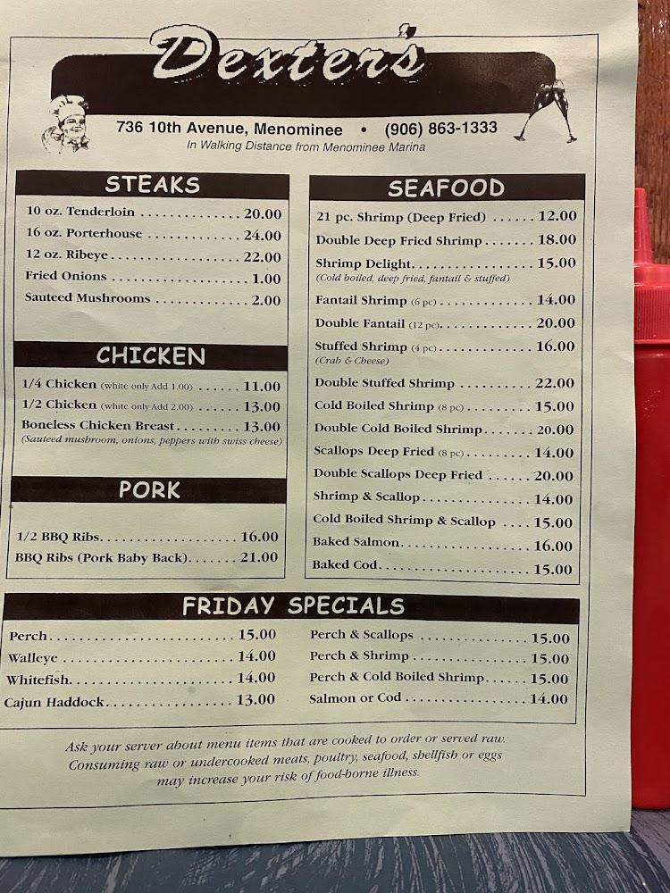 Dexter's Menu image 3