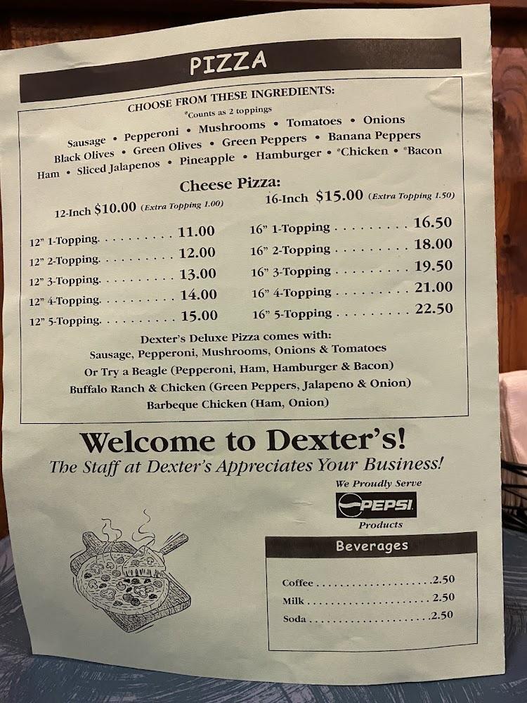 Dexter's Menu image 4
